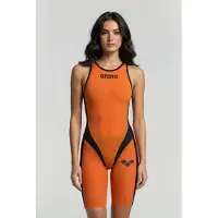 Arena W Zipped Trisuit Tri Poly C Orange,black,orange Talla: XXS | Bañadores Outlet | Mujer | Naranja