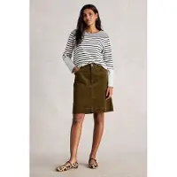 White Stuff Tia Cord Skirt Khaki Green Talla: 18 | Faldas Midi Outlet | Mujer | Marrón