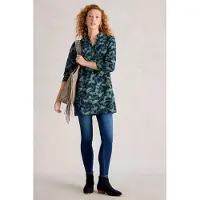 White Stuff Blake Cord Tunic Navy Print Talla: 10 REGULAR | Manga Larga Outlet | Mujer | Azul