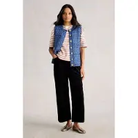White Stuff Maxine Button Tank Mid Blue Talla: L | Chaquetas Outlet | Mujer | Azul