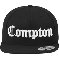Flexfit Gorra 'Gorra flextif negra plana compton snapback cap' negro