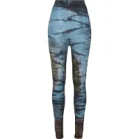 Urban Classics Leggings azul cielo / marrón oscuro / verde claro / negro