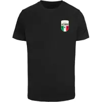 Mister tee Camiseta 'Azurro Italia' oro / verde / negro / blanco