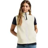 Didriksons - Women's Kiana Vest - Chaleco de forro polar size 38, blanco