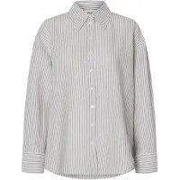 Selected Blusa 'SLFCleo' marrón / blanco