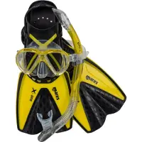 Mares Aquazone - Set X-One Marea - Kit de snorkel size 35-38 - S/M, amarillo