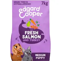 Edgard & Cooper Puppy - Salmón y Pavo de Corral - 7 kg