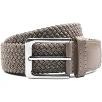 Suitable Cinturón Trenzado Taupe Caqui talla