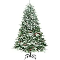 Coast , árbol de Navidad pequeño de 60 cm, mini árbol de Navidad con 50 ramas y base, árbol de Navidad artificial para mesa de Ø40 cm, ideal para el hogar u oficina