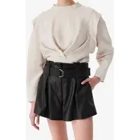 Iro Paris Joana Top Ecru Talla: 34 | Manga Larga Outlet | Mujer | Marrón