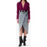 Iro Paris Amili Top Fushia Talla: 40 | Manga Larga Outlet | Mujer
