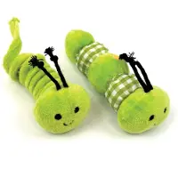 Happy pet Orugas felices en un estampado "tabby" para mascotas