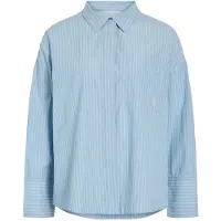 Vila Algodón Camisa De Manga Larga
