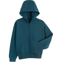 Cool Club Sudadera con cremallera azul cian