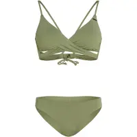 O'Neill - Women's Essentials Baay Maoi Bikini Set - Bikini size 38, oliva