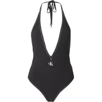 Calvin Klein Plunge One Piece Black Talla: XL | Bañadores Outlet | Mujer | Negro