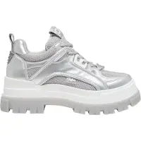 Buffalo Botines con cordones 'Aspha Hyp' plata