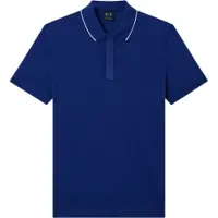 Armani Exchange para hombre. XM001285AF10366UB131 Polo Shirt bellwether marino (XXL), Blanco, Casual, Algodón, Manga corta, A|X Armani E