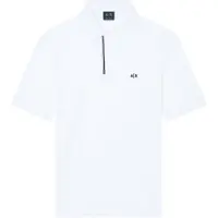 Armani Exchange para hombre. XM002067AF10366U0009 Polo Shirt blanco (XS), Casual, Algodón, Manga corta, outlet 2026.