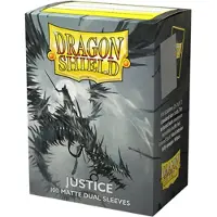 Dragon Shield Fundas Para Cartas Dual Matte Justice 100 Sobres