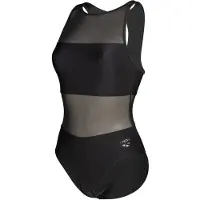 Arena - Women's Mesh Panels Swimsuit Vent Back - Traje de baño size 42, negro