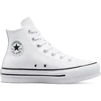 Converse Zapatillas altas Chuck Taylor All Star Eva Lift Leather Foundation Hi niña - Blanco - 38 1/2