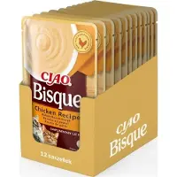 Ciao Bisque Comida húmeda - Gato - Pollo - 12 x 40 g