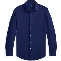 Ralph Lauren para hombre. 710A12399002 Camisa de piqué ultraligera marino (S), Casual, Fiesta, Algodón, Clásico, Manga larga, Polo Ralp