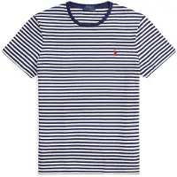 Ralph Lauren para hombre. 710956828502 Camiseta de punto Custom Slim Fit marino (S), Casual, Algodón, Manga corta, ou