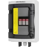 Doktorvolt Caja de conexión solar para paneles fotovoltaicos, DC 1000V, 1 conexión T2, sistema de una cadena, conector de 4mm, marca , modelo 4371