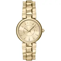 Armani Exchange Reloj analógico oro