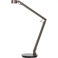 Lucide OGDEN - Lámpara de mesa - LED con atenuación de 3 pasos - 1x7W 3000K - Hierro gris – color gris hierro