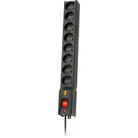 LESTAR 1966004062: Cable de extensión de 5 metros, 230 V de corriente alterna, para uso en interiores, color negro