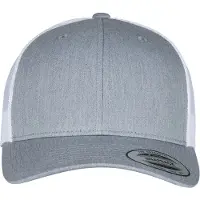 Flexfit Gorra gris / blanco