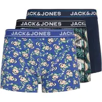 Jack & Jones Calzoncillo boxer azul / amarillo claro / verde oscuro / negro