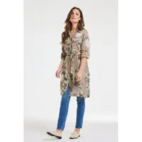 DIDI Tunic Pepper Taupe Mazzo Print Talla: 38 | Blusón Outlet | Mujer | Negro