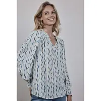 DIDI Blouse Vienna Offwhite Imperial Print Talla: 46 | Manga Larga Outlet | Mujer | Blanco