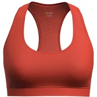 Icebreaker - Women's 125 Zoneknit Racerback Bra - Sujetador deportivo size XS, rojo