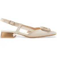 Hispanitas para mujer. HV243349 Bailarinas Dalí marrón (36), Piel, Plano, Hebilla, Casual, outlet 2026.