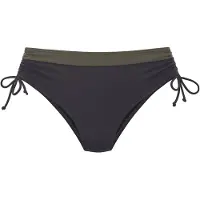 s.Oliver Braga de bikini antracita / verde oscuro