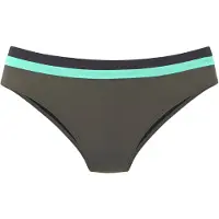 s.Oliver Braga de bikini turquesa / chocolate / verde oscuro