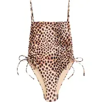 Next Traje de baño ecru / chocolate / negro