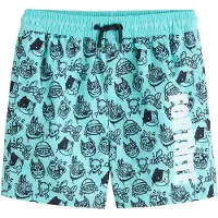 Next Bermudas azul claro / negro / blanco