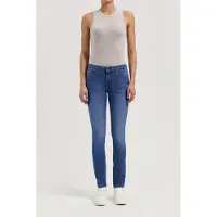 MUD Jeans Faye Low Slim Authentic Indigo Talla: W25L30 | Vaqueros Rectos Outlet | Mujer | Azul
