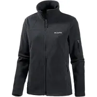 Columbia Chaqueta polar funcional 'Fast Trek II' negro / blanco