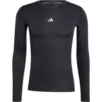 Adidas Camiseta funcional 'TECHFIT Compression Training Long Sleeve' negro / blanco