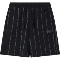 EA7 para hombre. 7M001393_AF12660 Pantalón corto Graphic Series negro (S), Casual, Algodón, Manga corta, outlet 2026.