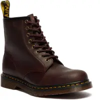 Dr. Martens unisex. 11822609 Botas de Piel 1460 Crazy Horse burdeos (42), Plano, 1 a 3cm, Cordones, Casual, outlet 2026.
