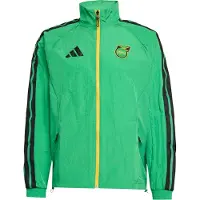 Adidas Chaqueta deportiva 'JFF H AN' amarillo / verde / negro