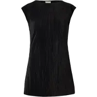 Calvin Klein Sl Plisse Tunic Black Talla: S | Blusas Outlet | Mujer | Negro